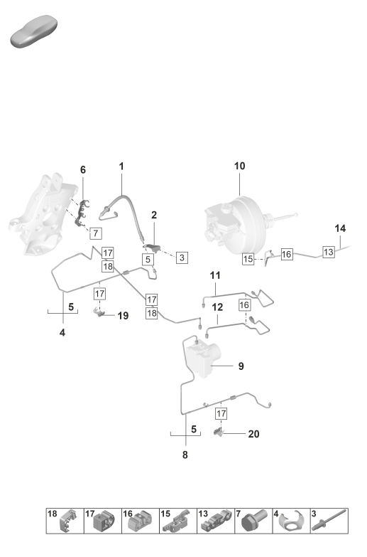 604-010 - Conduite de frein