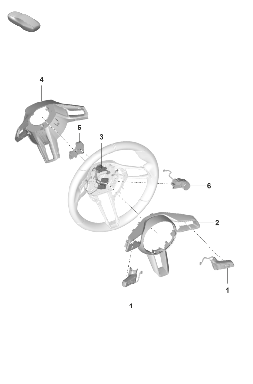 403-290 - Elements carross.amovibles
volant de direction