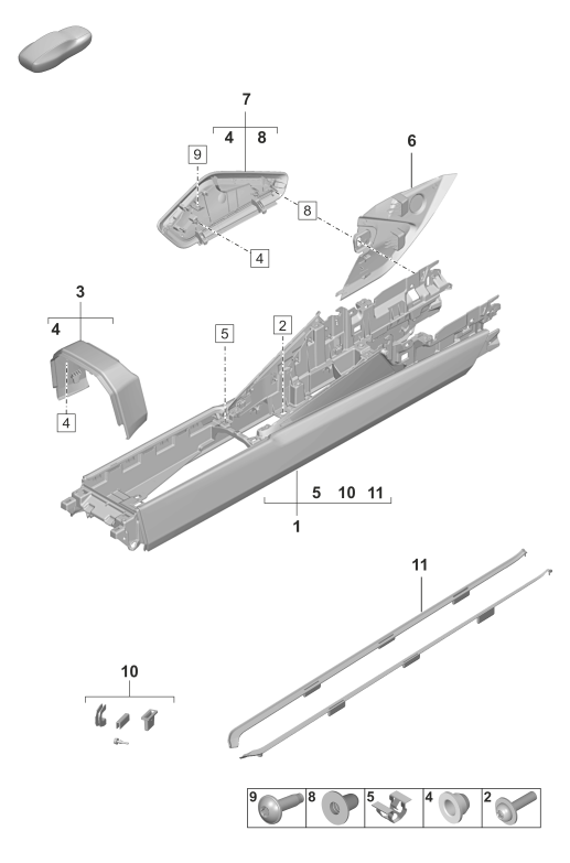 809-250 - Console centrale