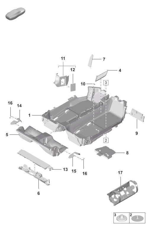 807-100 - Revetement de plancher (tapis)
Garnitures