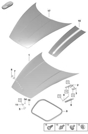 803-000 - Capot avant