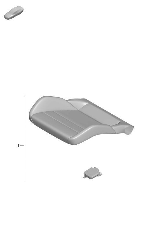 817-450 - Kit de reparation pour syst.
detection d'occupation siege
(cote passager)