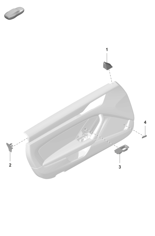 808-910 - Garniture de porte
Elements carross.amovibles