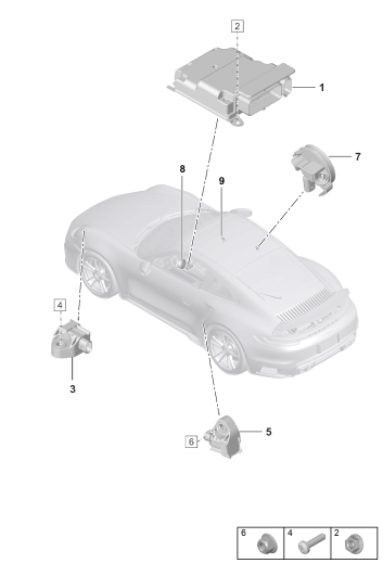 901-060 - Calculateur pour airbag
Detecteur crash airbag