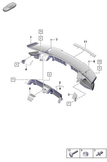 803-165 - Aileron arriere
Partie inférieure