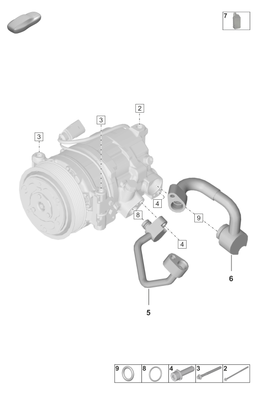 814-210 - Compresseur de climatiseur
KAELTEMITTEL R134A