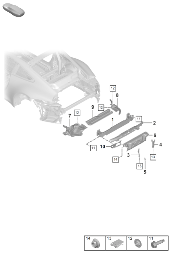 802-800 - support de pare-chocs
et
Bouclier thermique