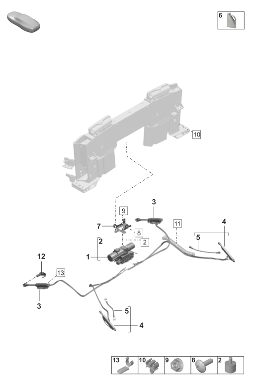 811-450 - unite d'entrainement
Circuit hydraulique pour
actionnement de la capote