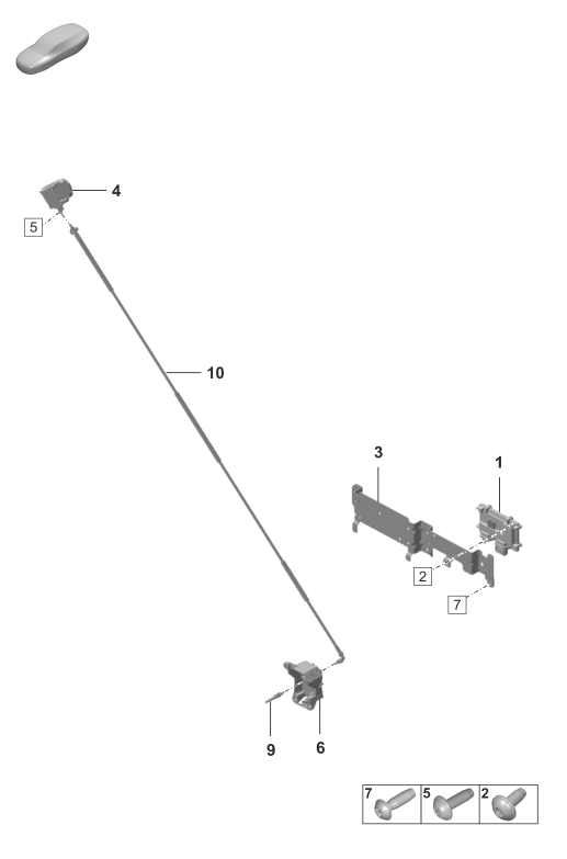 914-000 - pieces detail
pour vehicules avec systeme
de vision nocturne