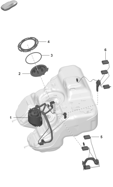 201-050 - Pompe a carburant
Transmetteur pour niveau de
carburant