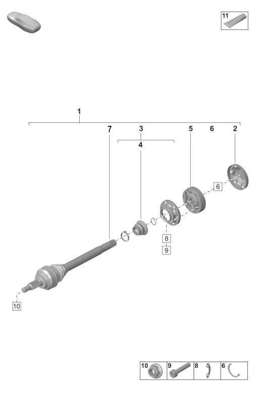 501-100 - Arbre de transmission