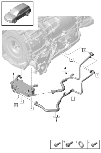 360-030 - Boite automatique 8 vitesses
pour vehicules avec
transmission hybride
Radiateur d'huile bdv
Conduite d'huile