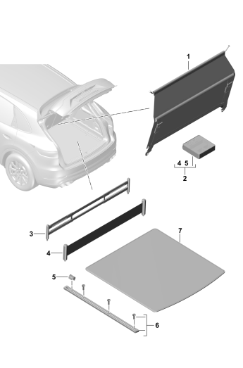 807-060 - Revetement de coffre
Système pour coffre à bagages
Filet de separation