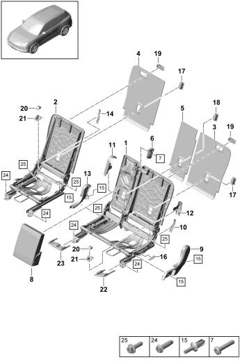 818-035 - Dossier du siege ar
Cache
Elements carross.amovibles
siege sport