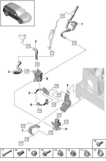 815-300 - chauffage
Circuit basse température
pour vehicules avec
transmission hybride