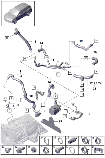 105-080 - Refroidisseur a refrigerant
Flexibles a refrigerant