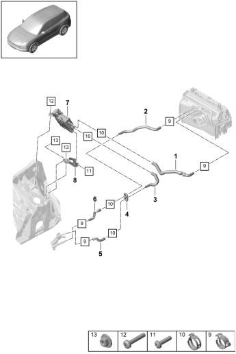 815-000 - chauffage
Circuit haute température
pour vehicules avec
transmission hybride