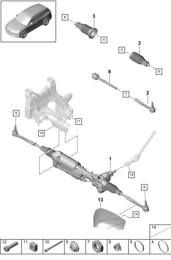 403-000 - Mecanisme de direction
Elements carross.amovibles