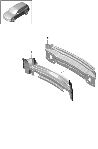 801-035 - Tole de cloture
Partie arriere du vehicule