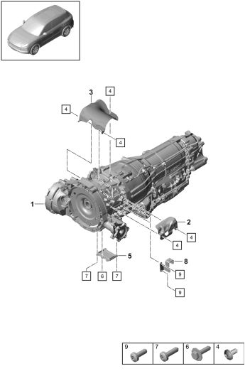 901-100 - Moteur electrique
pour vehicules avec
transmission hybride