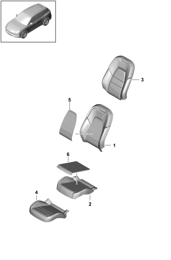 817-005 - Partie en mousse
Garniture de siege