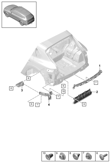 802-710 - Pieces de fixation
pare-chocs
Pack Sport Design