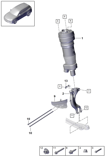 402-010 - ressort pneumatique
jambe de force complete