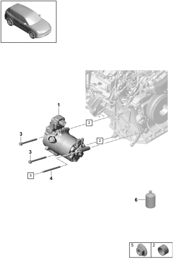 814-037 - Compresseur
Climatiseur
pour vehicules avec
transmission hybride