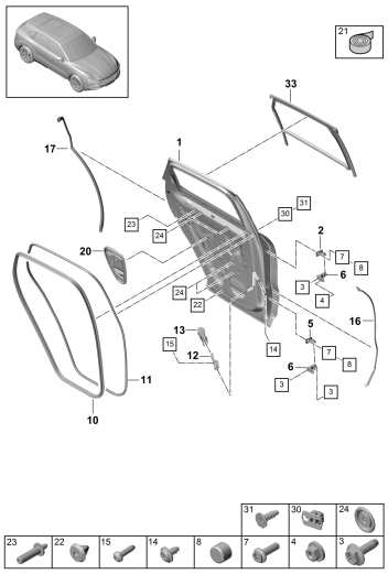 804-015 - Assemblage-tôlerie porte
Joints