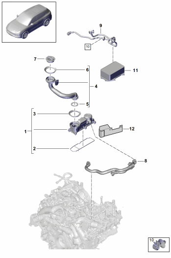 106-040 - Aeration pour bloc-cylindres
separateur d'huile