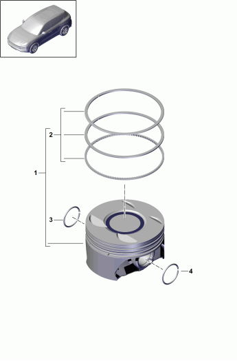 102-025 - piston complet
segment de piston