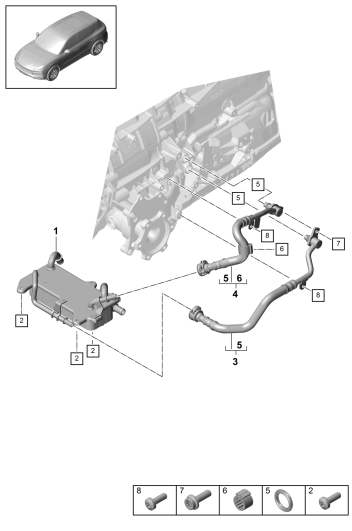 360-005 - Boite automatique 8 vitesses
pour transmission integrale
Radiateur d'huile bdv
Conduite d'huile