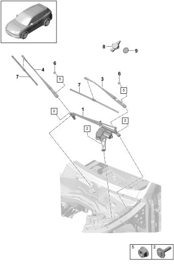 904-000 - Essuie-glace complet
Detecteur de pluie