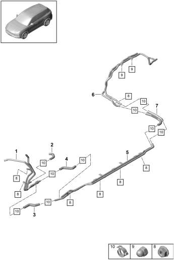 815-400 - chauffage
Bas de caisse
Circuit basse température
pour vehicules avec
transmission hybride