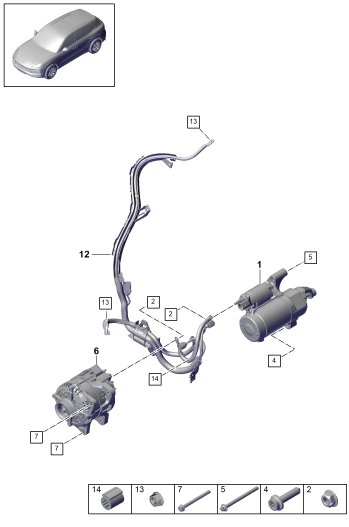 902-005 - demarreur
Alternateur triphase