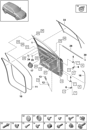 804-000 - Assemblage-tôlerie porte
Joints