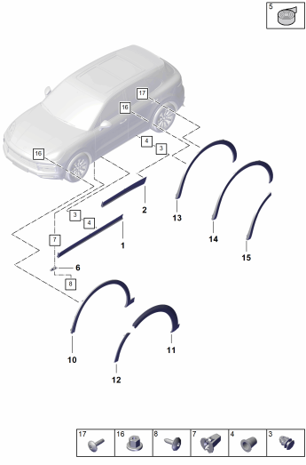 810-025 - Enjoliveur passage de roue
Coupe