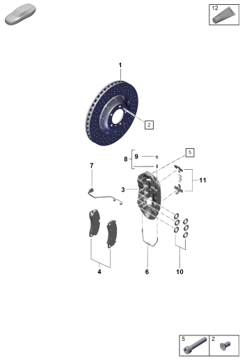 602-010 - Freins a disque
Essieu avant