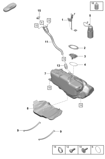 201-000 - reservoir a carburant
Pompe a carburant