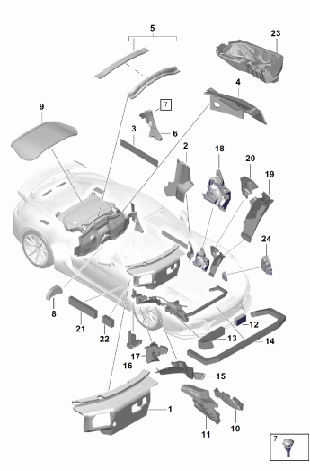 807-800 - Carrosserie
Insonorisation
(usage universel)