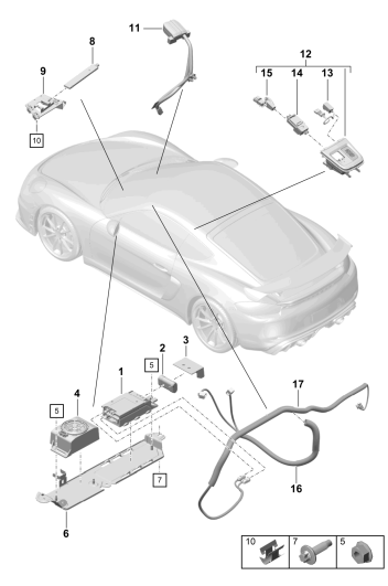 911-040 - POUR VEHICULES AVEC TELEPHONE
ET APPEL DE DéTRESSE