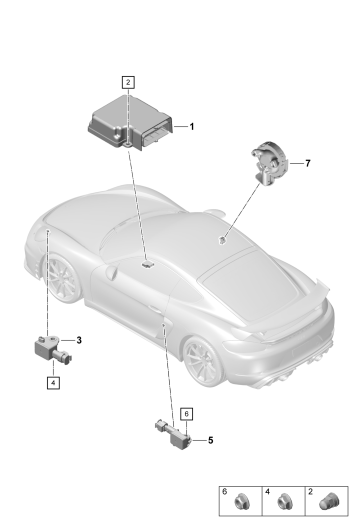 901-050 - Calculateur pour airbag
Capteur de pression
Airbag