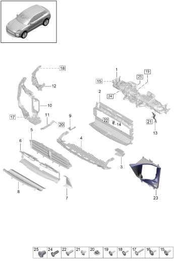 802-200 - support
Refroidisseur a eau
guidage d'air
et
porte-serrure