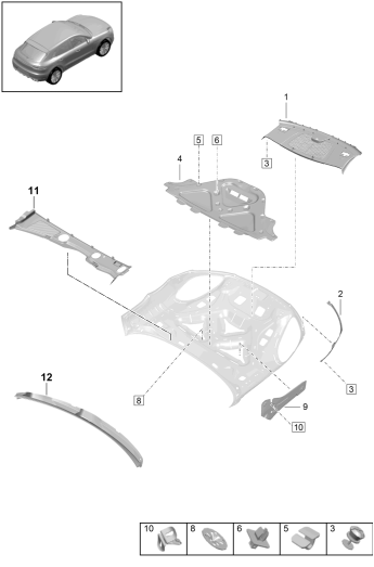 807-000 - insonor. p.compartiment-moteur