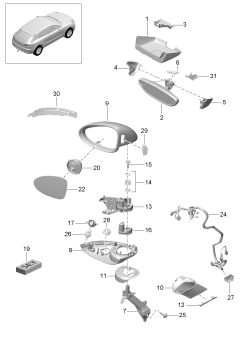 809-550 - Retroviseur interieur
Retroviseur exterieur
Elements carross.amovibles