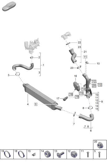 107-250 - Radiateur air suralimentation