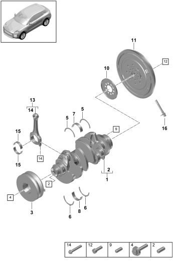 102-000 - Vilebrequin
bielle
Volant-moteur bimasse