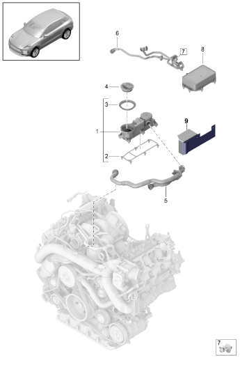 107-360 - Aeration pour bloc-cylindres
separateur d'huile