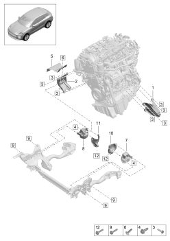 109-020 - Suspension de moteur