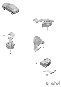 903-000 - avertisseur a sons multiples
avertisseur sonore
Sirene electronique